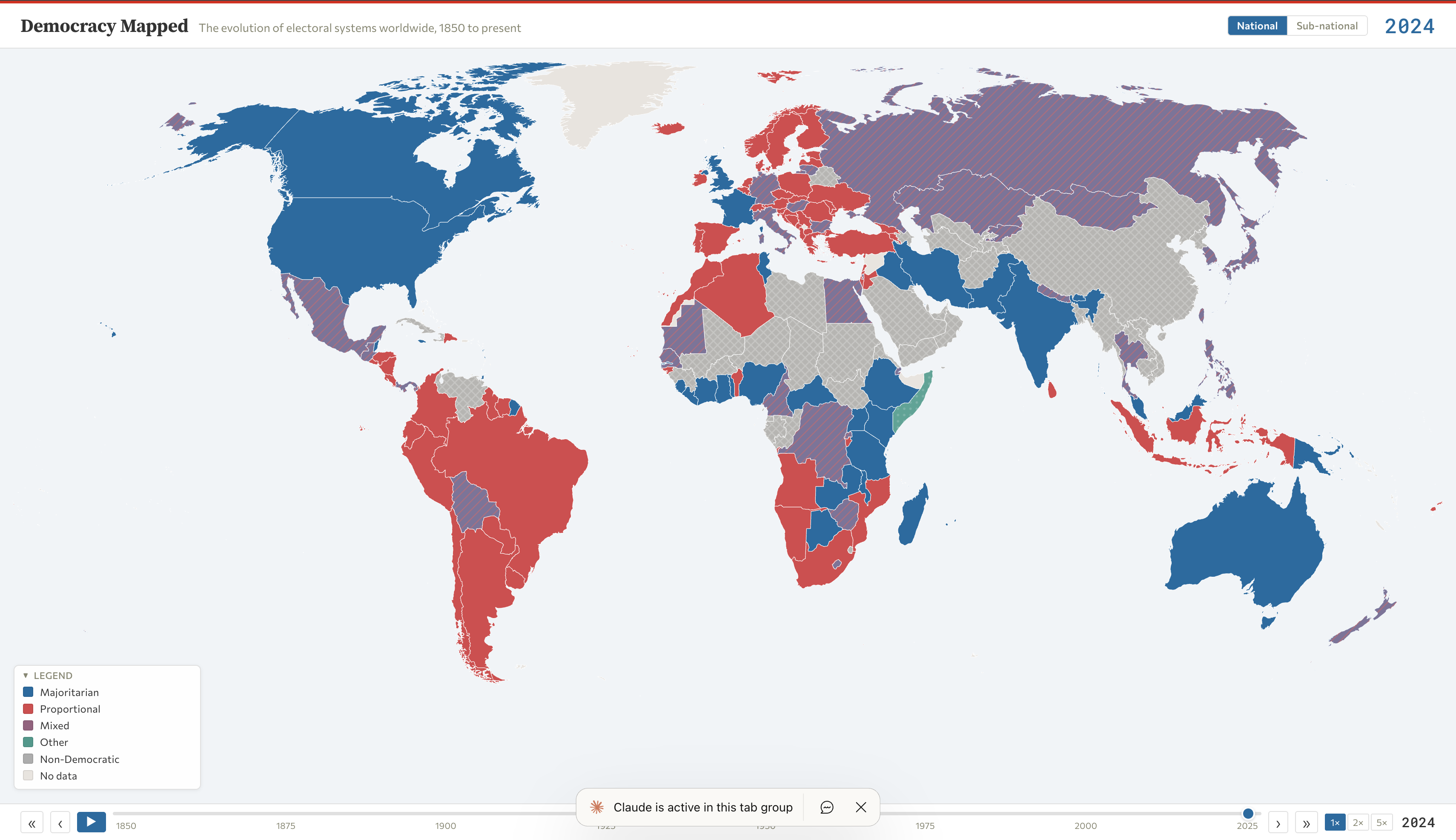 Democracy Mapped